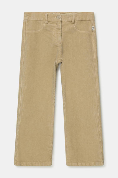 Comfort corduroy flared pants - Stone