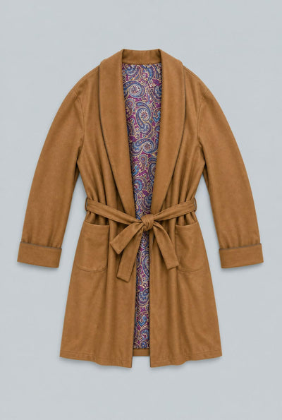 Cashmere Reversible Coat - Camel