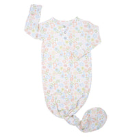 Knotted Gown - Pretty Pansy