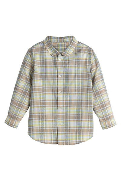 Grayson Shirt in Lemon Sky Check