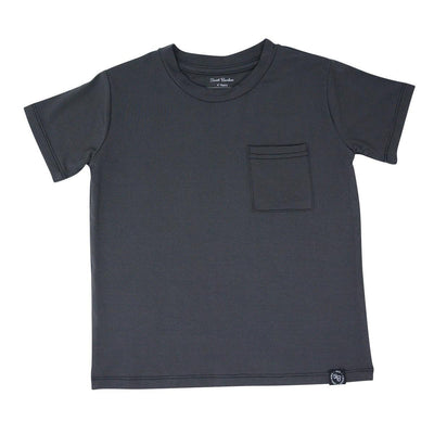 Crew Neck Tee - Charcoal Black - T-shirt