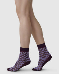 Amelie Socks - Plum
