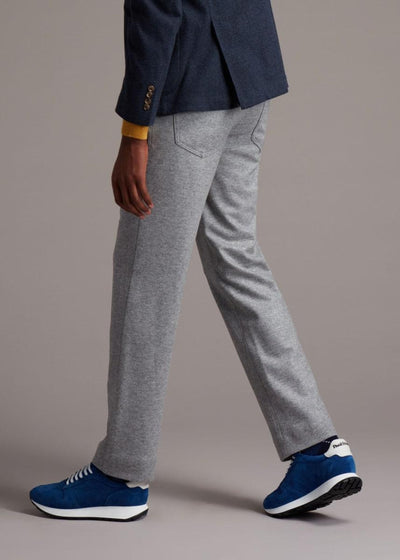 Five Pocket Carded Jersey Pant - Light Grey - 42 (Long) - Pants