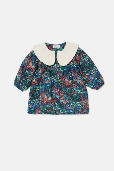 Floral Paint Baby Dress - Unique - 6M - Dresses