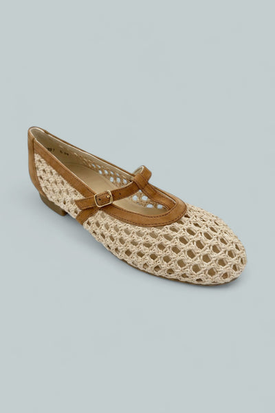 Women's Anabele Flats - Diva Royal Natural