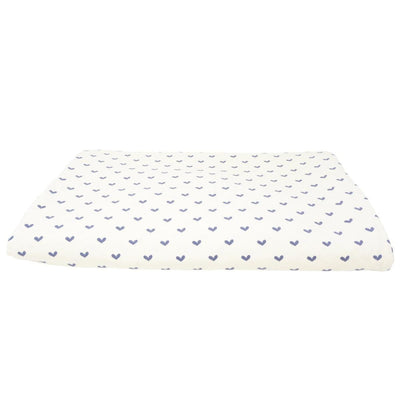 Full/Queen Duvet Cover - Polka Hearts Black - FULL/QUEEN - Duvet Cover