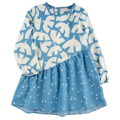 Lyla Woven Dress - Nordic Sky