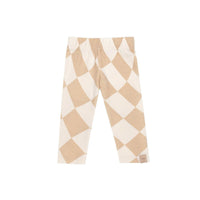 Baby Leggings with Print - Beige