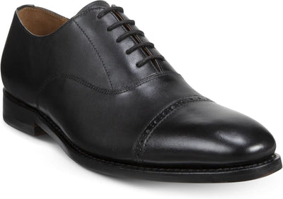 Brady Cap Toe Oxford - Black Leather