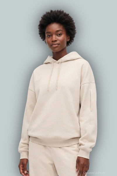 GAP × BÉIS Adult Heavyweight Travel Hoodie- Light Tundra - XXS - Hoodie