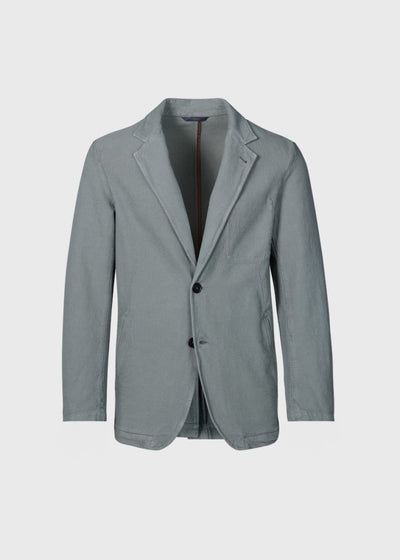 Garment Dyed Cotton Jacket - Sage - Blazer