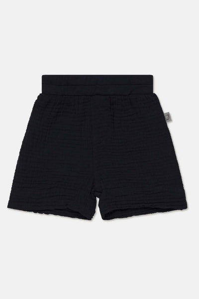 Gauze baby bermuda shorts - Dark blue - Shorts