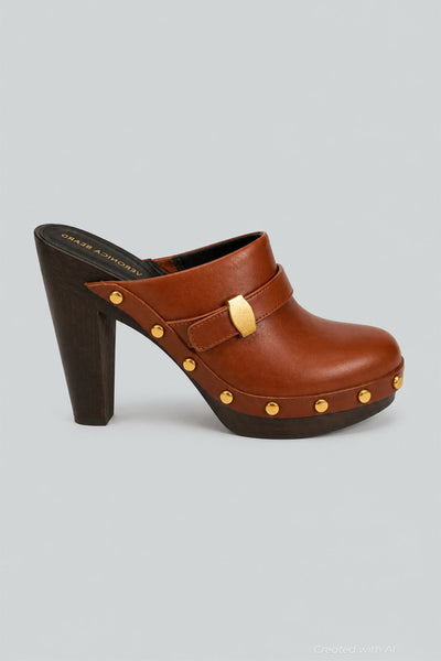 Giana Platform Clog - Hazelwood - 7 - Clog