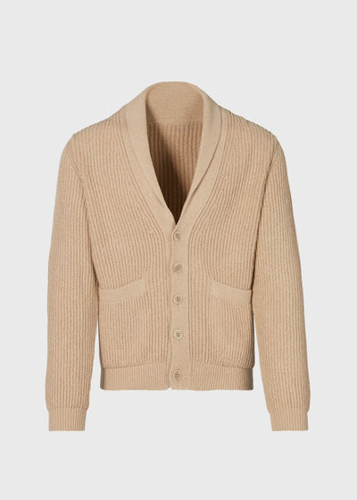Button Front Cardigan - Tan