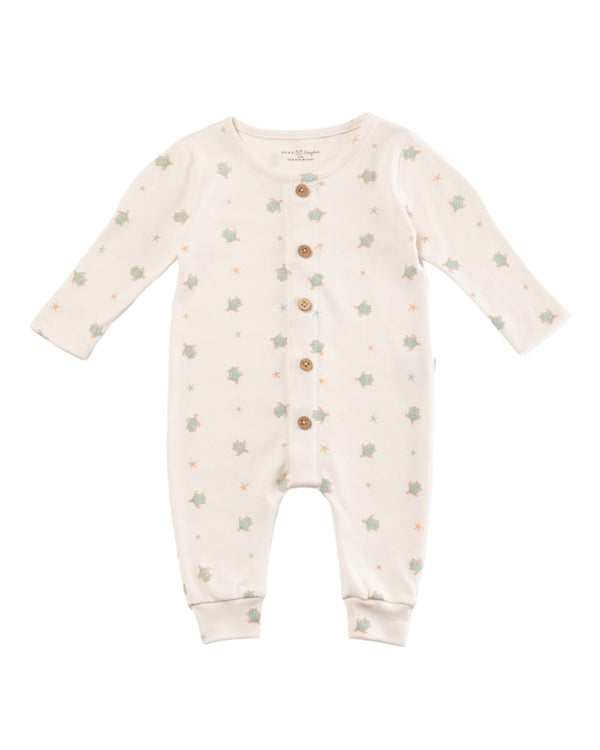 Quinn Magnetic Playsuit - Turtles
