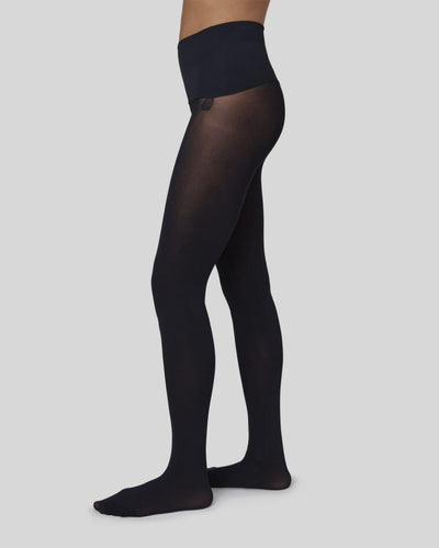 Hanna Premium Seamless Tights - Black - Tights