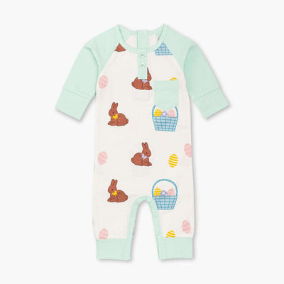 Henley Romper - Hoppy Days - 0-3m - Romper