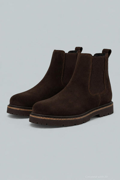 Highwood Slip-On Deep Blue Women’s Shoes - Mocha - EU 40 US WOMENS 9 9.5 REGULAR - Boots