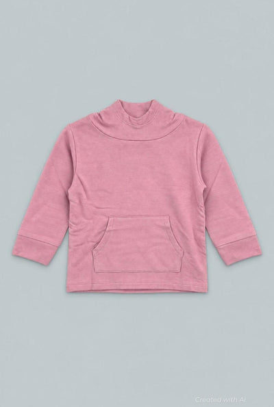 Hooded Jogger Set - Petunia Pink French Terry - Sweatshirt