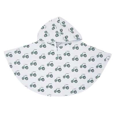 Hooded Poncho - Tractor/Glacial Grey - Poncho