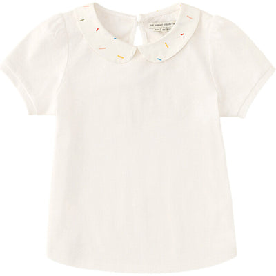Organic Cotton Sprinkle Polo - Bright White