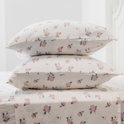Pillow Case - Roses White - OS - Pillow Case