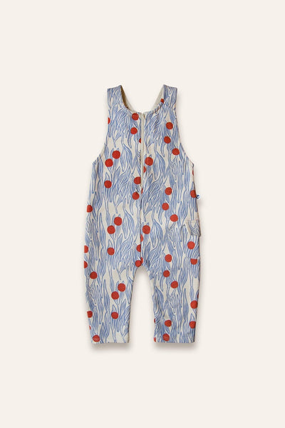 Organic Pima Cotton Kids Overall - Winter Berries