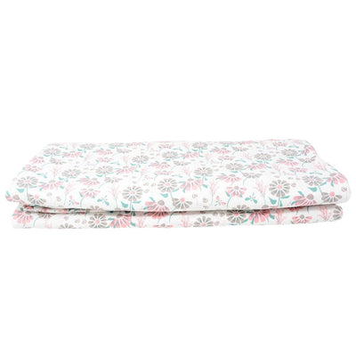 Full/Queen Duvet Cover - Retro Flower