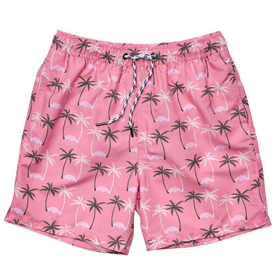 Mens Sustainable Volley Board Short - Palm Paradise - Board Short