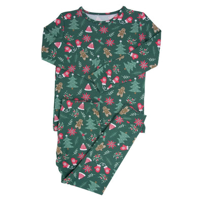 Big Kid Pajama - Tis The Season Evergreen - Pajamas