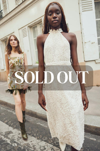 Ilona Midi Dress - Ivory Crochet Lace - FINAL SALE - Dresses