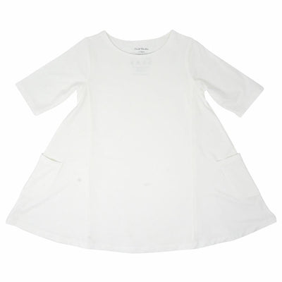 Miss Mayhem Tunic - Whispery White Rib - Dresses