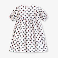 Printed dress "bee lovers" in popline