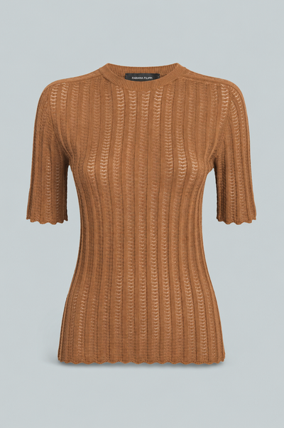 Crewneck Sweater - Medium Brown
