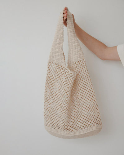 Crochet Tote : Bone