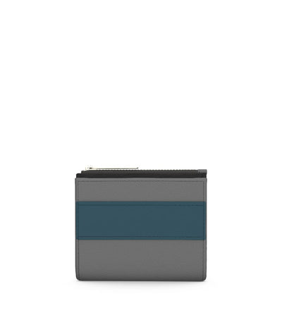 Mezzo Small Wallet - Carbon/Peacock