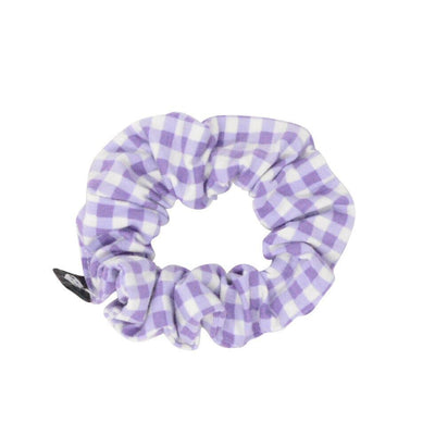 Scrunchie - Gingham Purple