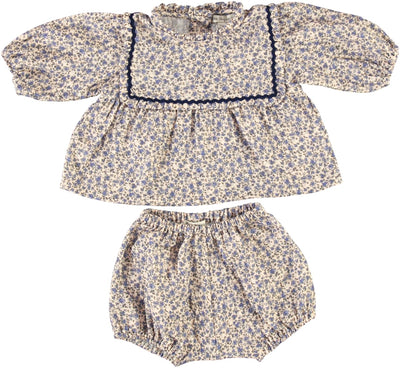 Carlotta Baby Set Ditsy Floral - Shirt