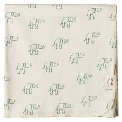 Muslin Wrap - Elephant Print