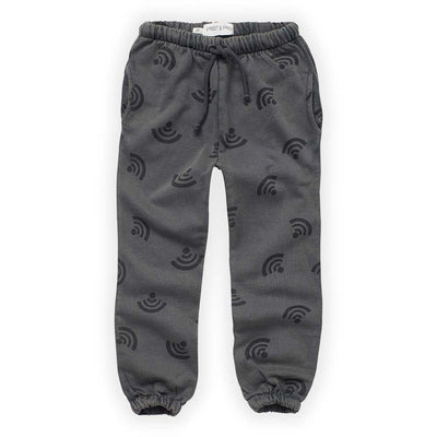 Wifi Print Sweatpants - Asphalt - Sweatpant