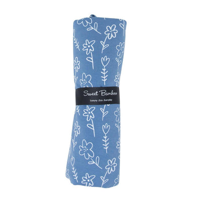 Swaddle - Blue Doodle - OS - Swaddle