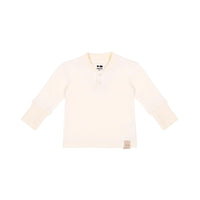 Baby Henley with Long Sleeve - Off-white