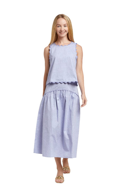 Josephine Skirt - Blue Dot - Skirt