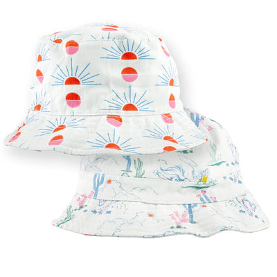 Reversible Bucket Hat - Western Sun - Sun Hat