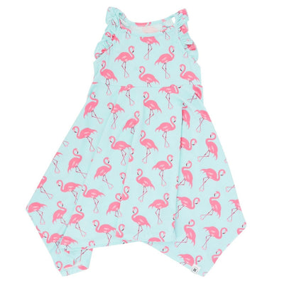 Emma's Racerback Dress - Flamingo Aqua