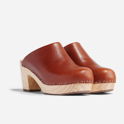 All-Day Heeled Clog - Brandy