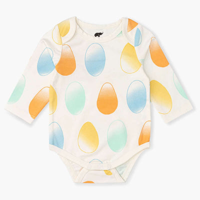 Long Sleeve Jack + Jill Bodysuit - Easter Eggs