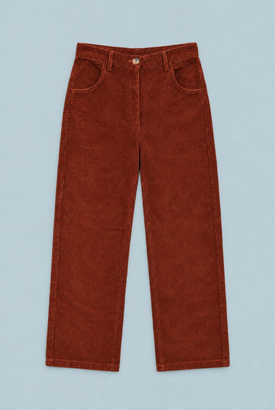 Corduroy Pant - Rust