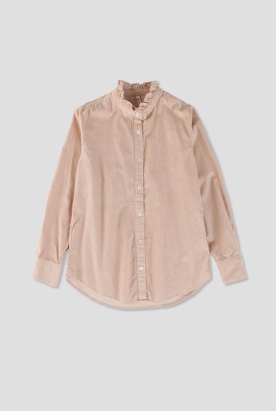 Corduroy Emma Shirt - Dusty Pink - Button Down Shirt