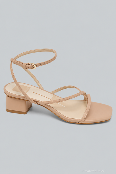 Karlos Sandals - Light Tan Leather - 8.5 - Heels
